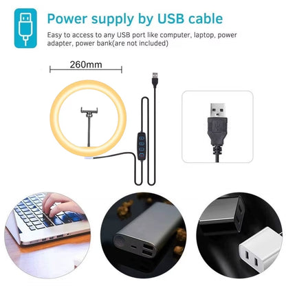 Selfie Ring Lamp Led Ring Light Selfie with Tripod Ring for Selfie Phone Video Photography Lighting for Youtube Phone Holder